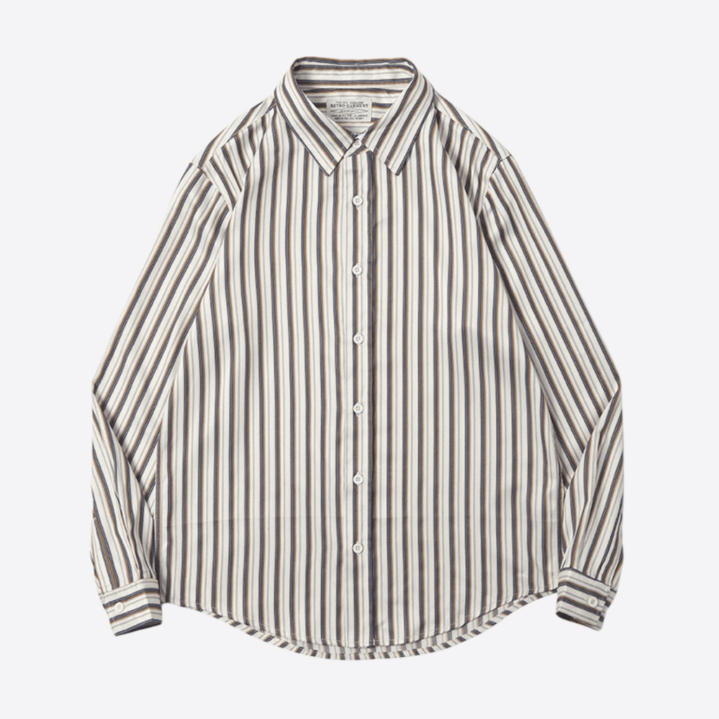Romano Striped Dress Shirt - Giovanni Battaglia