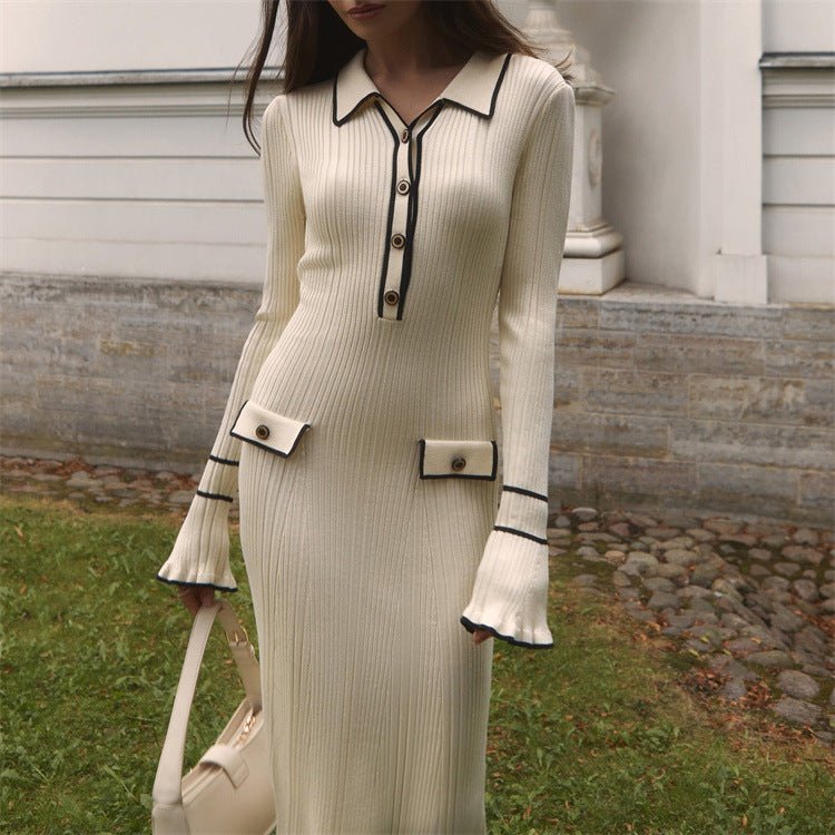 Ruffled Gestricktes Kleid - Giovanni Battaglia