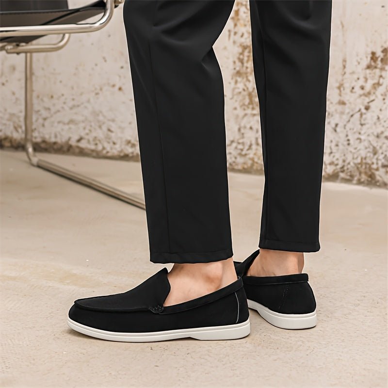 Samtweicher Freizeit Loafer aus Velour - Wildleder mit Komfortsohle - Giovanni Battaglia