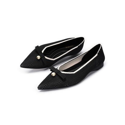 Sarah Pearl Bow Flats MALOVE MZ