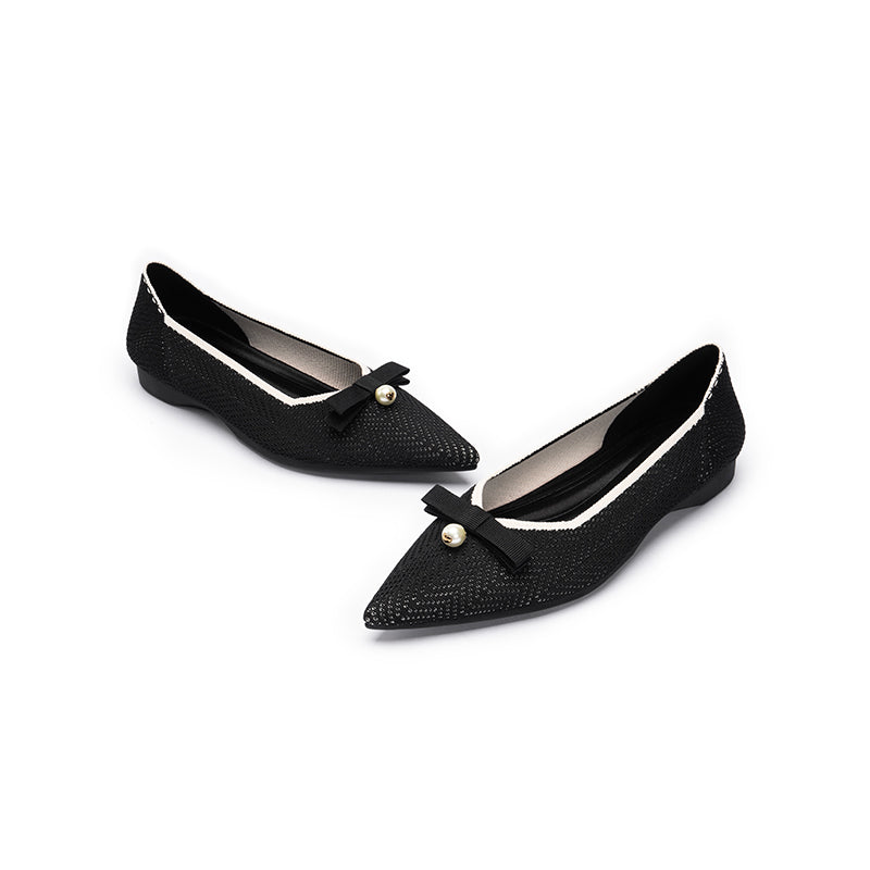 Sarah Pearl Bow Flats MALOVE MZ