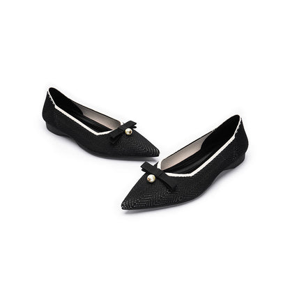 Sarah Pearl Bow Flats MALOVE MZ