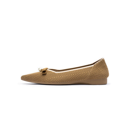 Sarah Pearl Bow Flats MALOVE MZ
