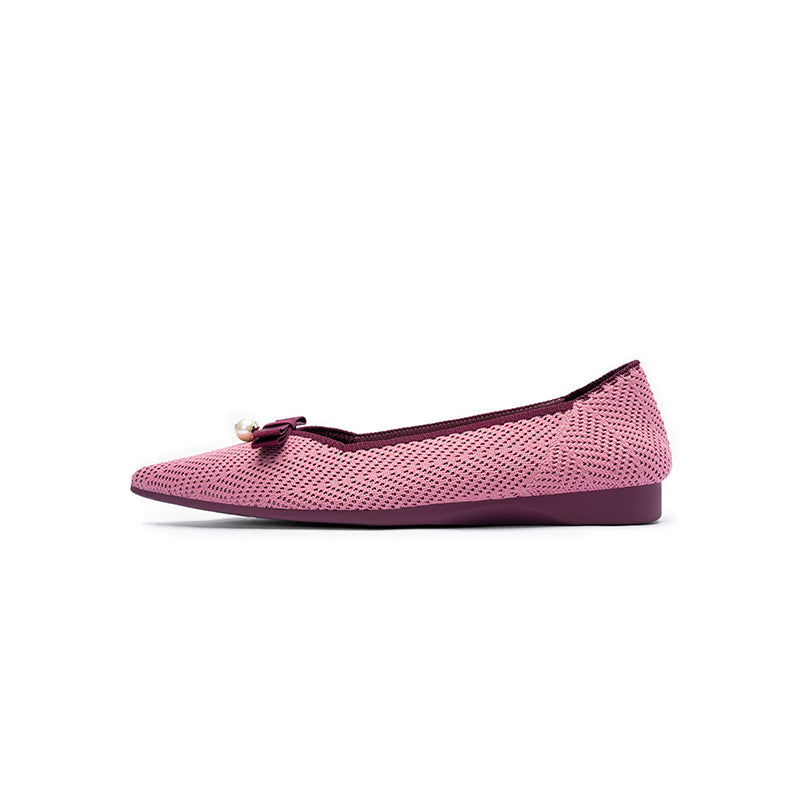 Sarah Pearl Bow Flats MALOVE MZ