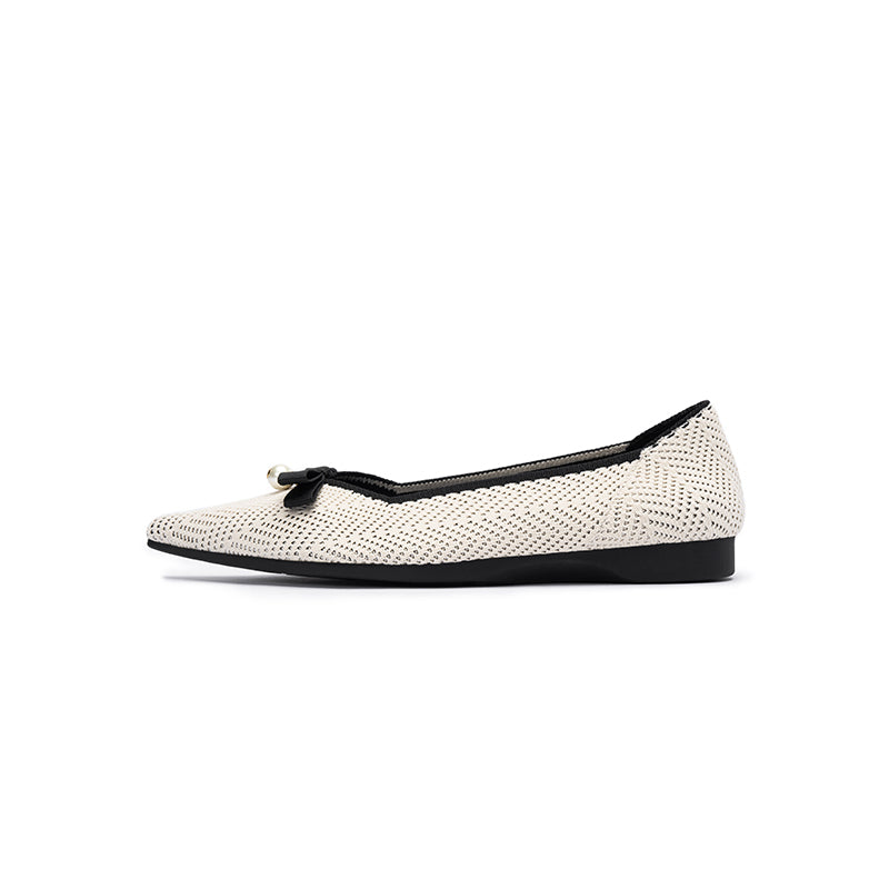Sarah Pearl Bow Flats MALOVE MZ