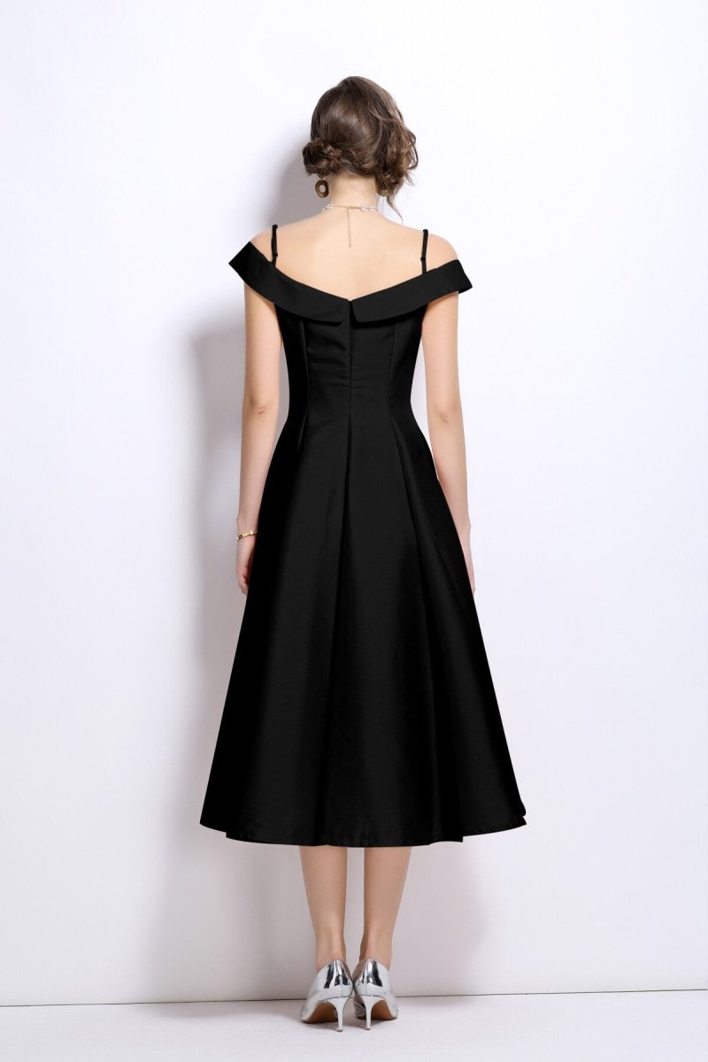 Schulterfreies Midikleid - Giovanni Battaglia