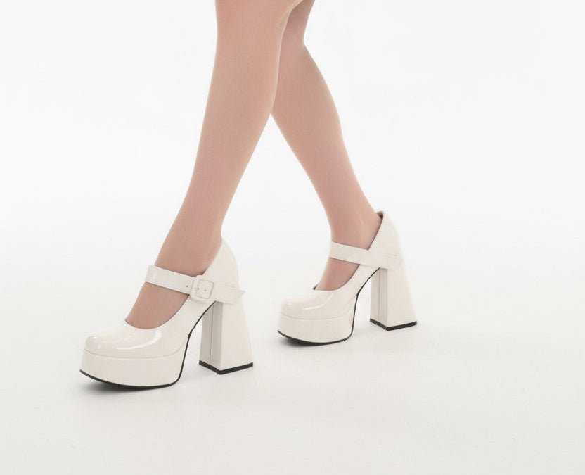 Schwarze Pumps mit Plateau - Giovanni Battaglia