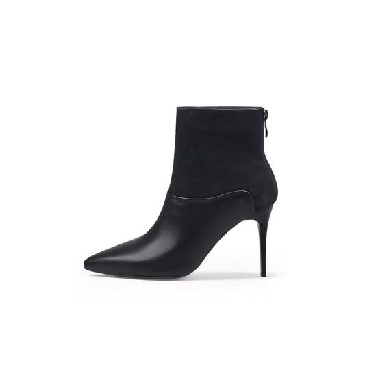 Sleek Black Stiletto Boots Jady Rose