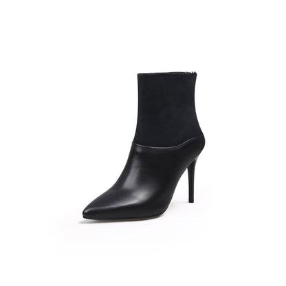 Sleek Black Stiletto Boots Jady Rose