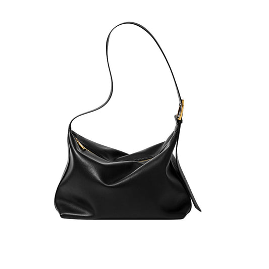 Sleek Retro Leather Tote Bag Nalandu