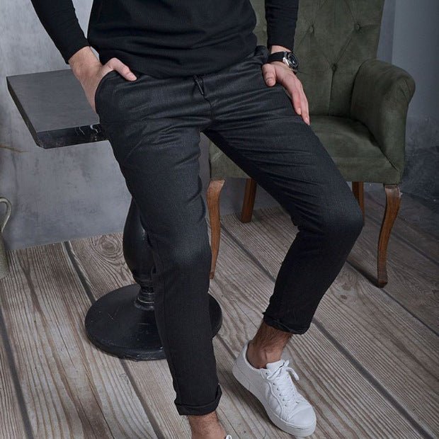 Slim Fit Casual Pants - Giovanni Battaglia