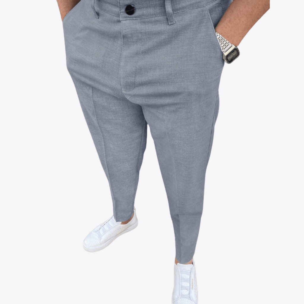 Slim Fit Casual Pants - Giovanni Battaglia