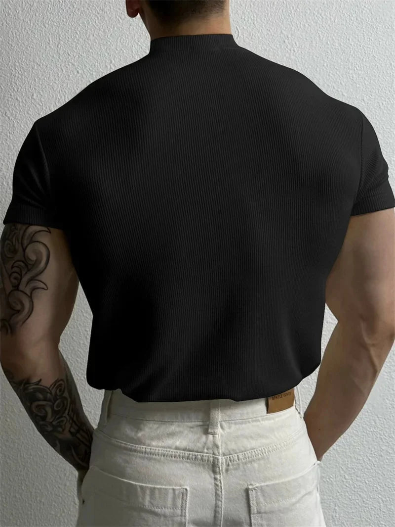Slimfit Tshirt aus Baumwolle - Giovanni Battaglia