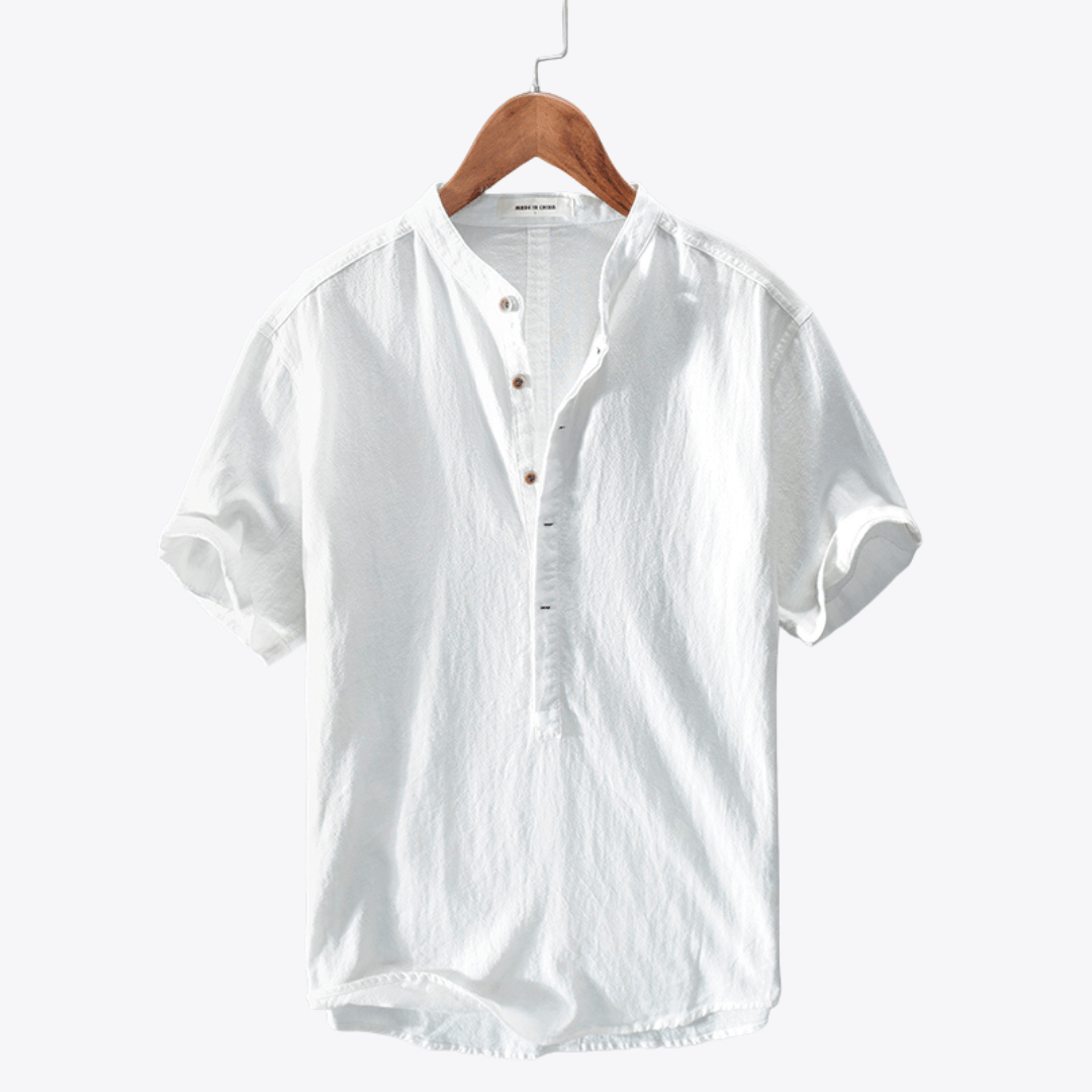 Stand Collar Short Sleeve - Giovanni Battaglia