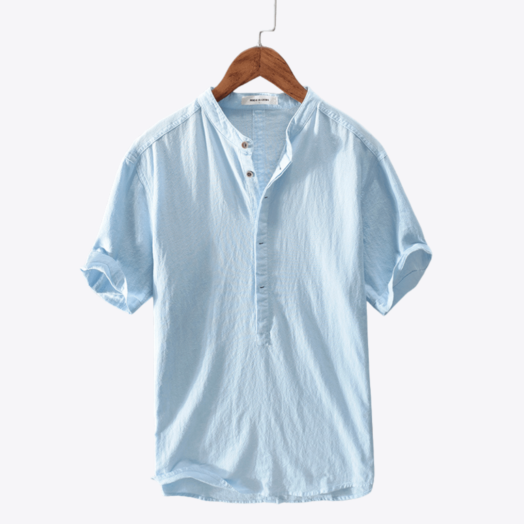 Stand Collar Short Sleeve - Giovanni Battaglia