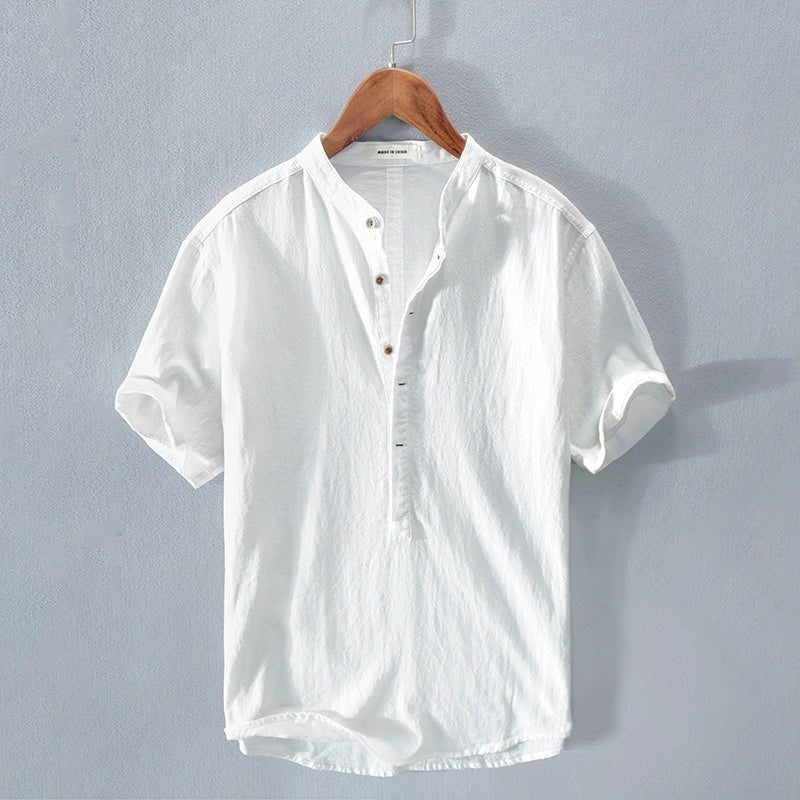 Stand Collar Short Sleeve - Giovanni Battaglia
