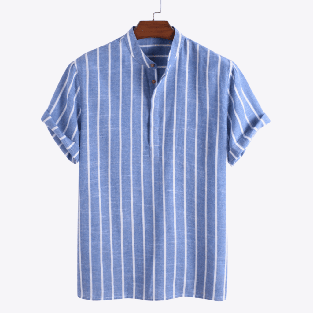 Striped Linen Shirt - Giovanni Battaglia