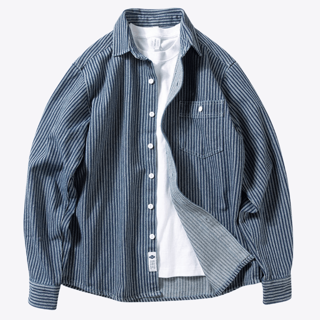 Striped Loose Button Up - Giovanni Battaglia