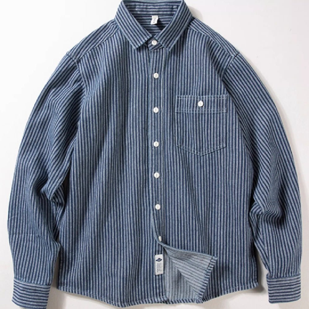 Striped Loose Button Up - Giovanni Battaglia