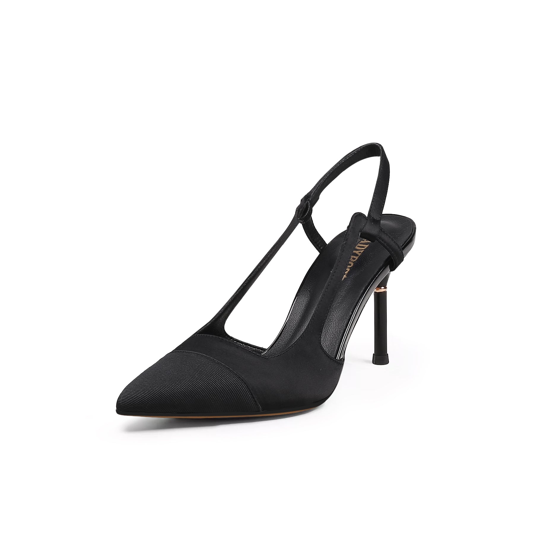 Suede Slingback Kitten Pumps Jady Rose