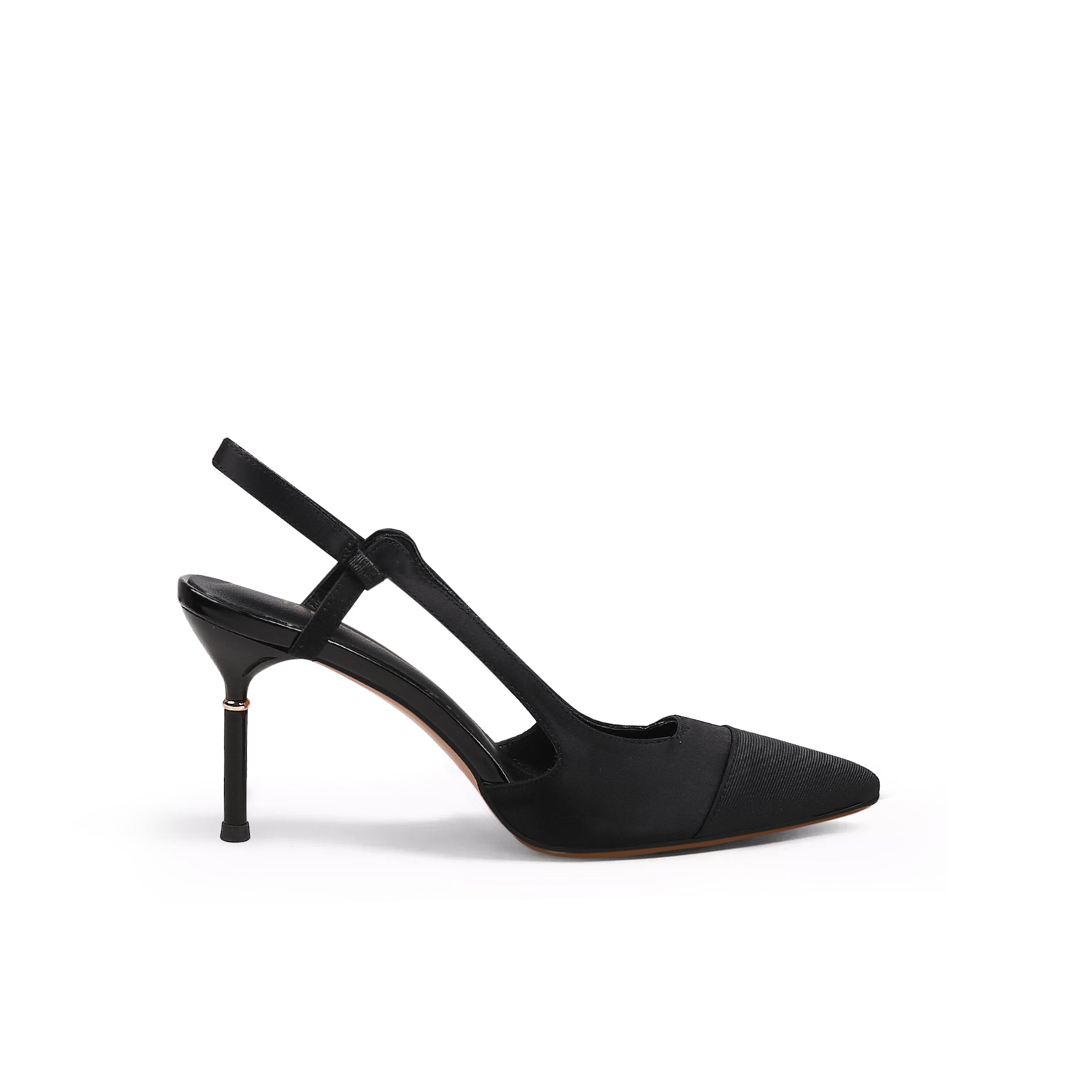 Suede Slingback Kitten Pumps Jady Rose