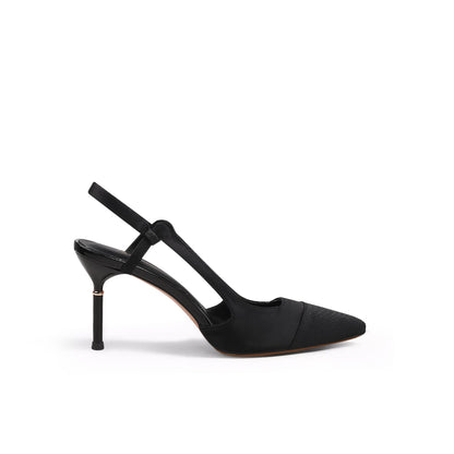 Suede Slingback Kitten Pumps Jady Rose