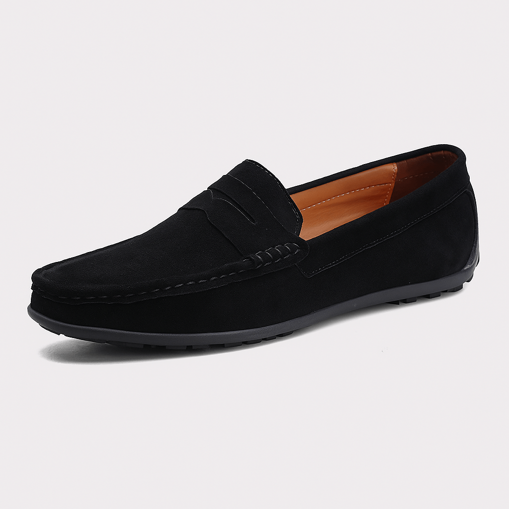 Suede Penny Loafers - Giovanni Battaglia