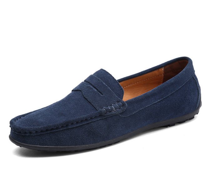 Suede Penny Loafers - Giovanni Battaglia
