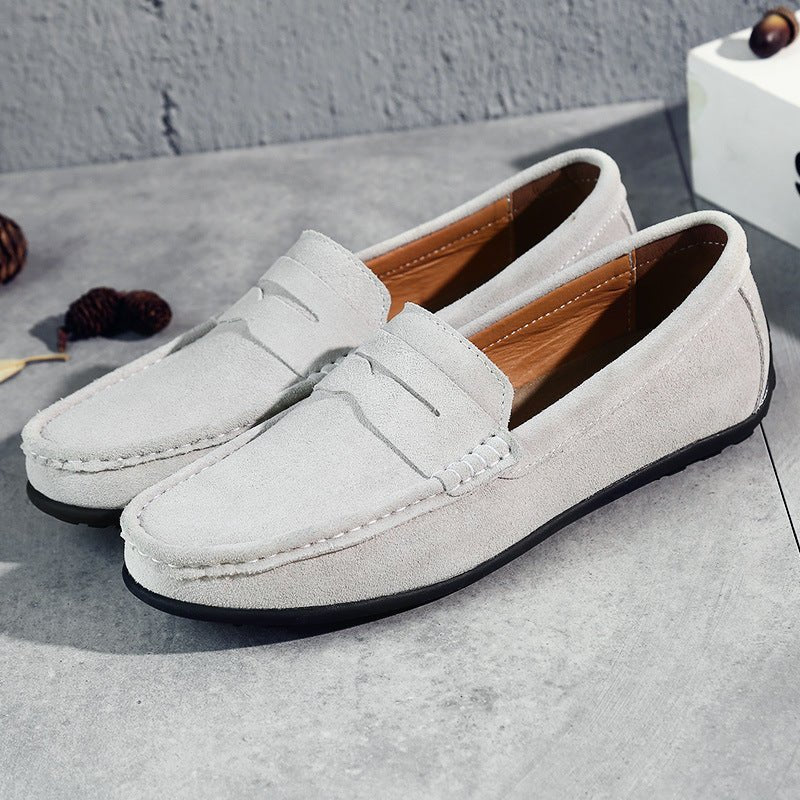 Suede Penny Loafers - Giovanni Battaglia