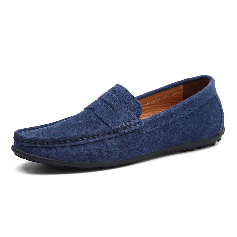 Suede Penny Loafers - Giovanni Battaglia