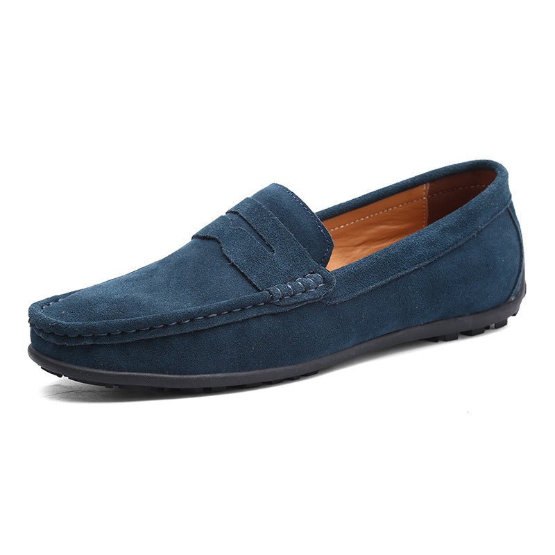 Suede Penny Loafers - Giovanni Battaglia