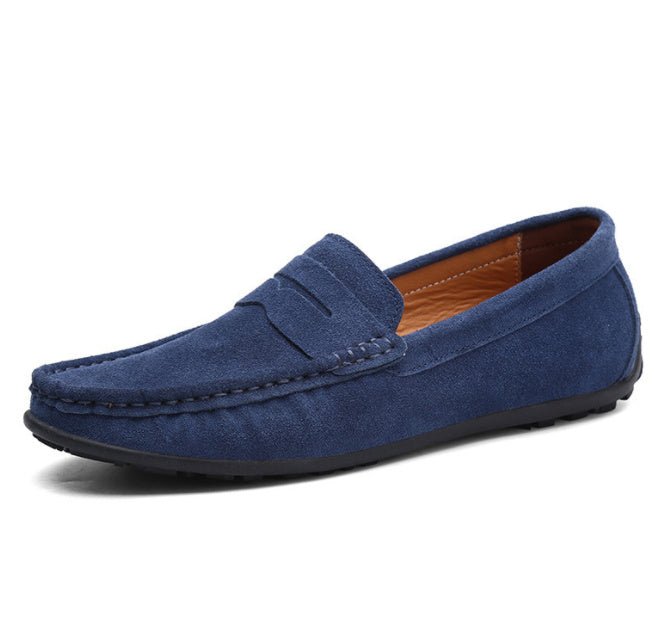 Suede Penny Loafers - Giovanni Battaglia