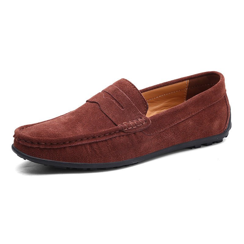 Suede Penny Loafers - Giovanni Battaglia