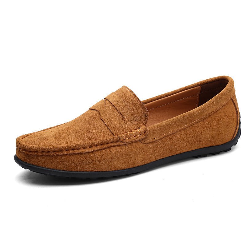 Suede Penny Loafers - Giovanni Battaglia