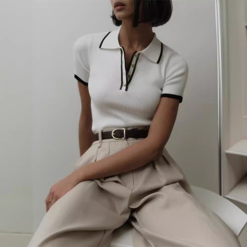 Teresa Knit Polo - Giovanni Battaglia