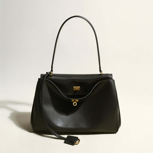 Black Satchel Bag Cilela