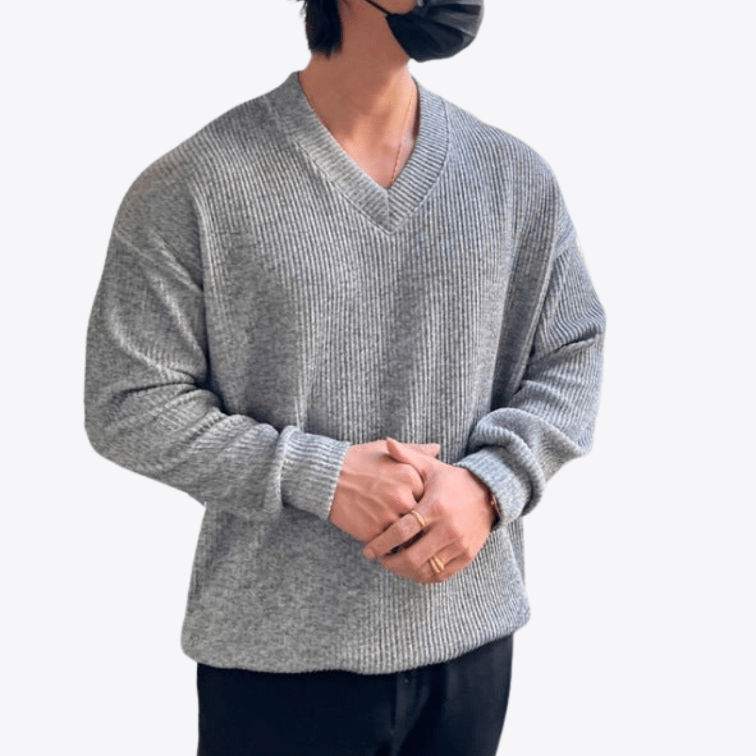 V - Neck Sweater - Giovanni Battaglia