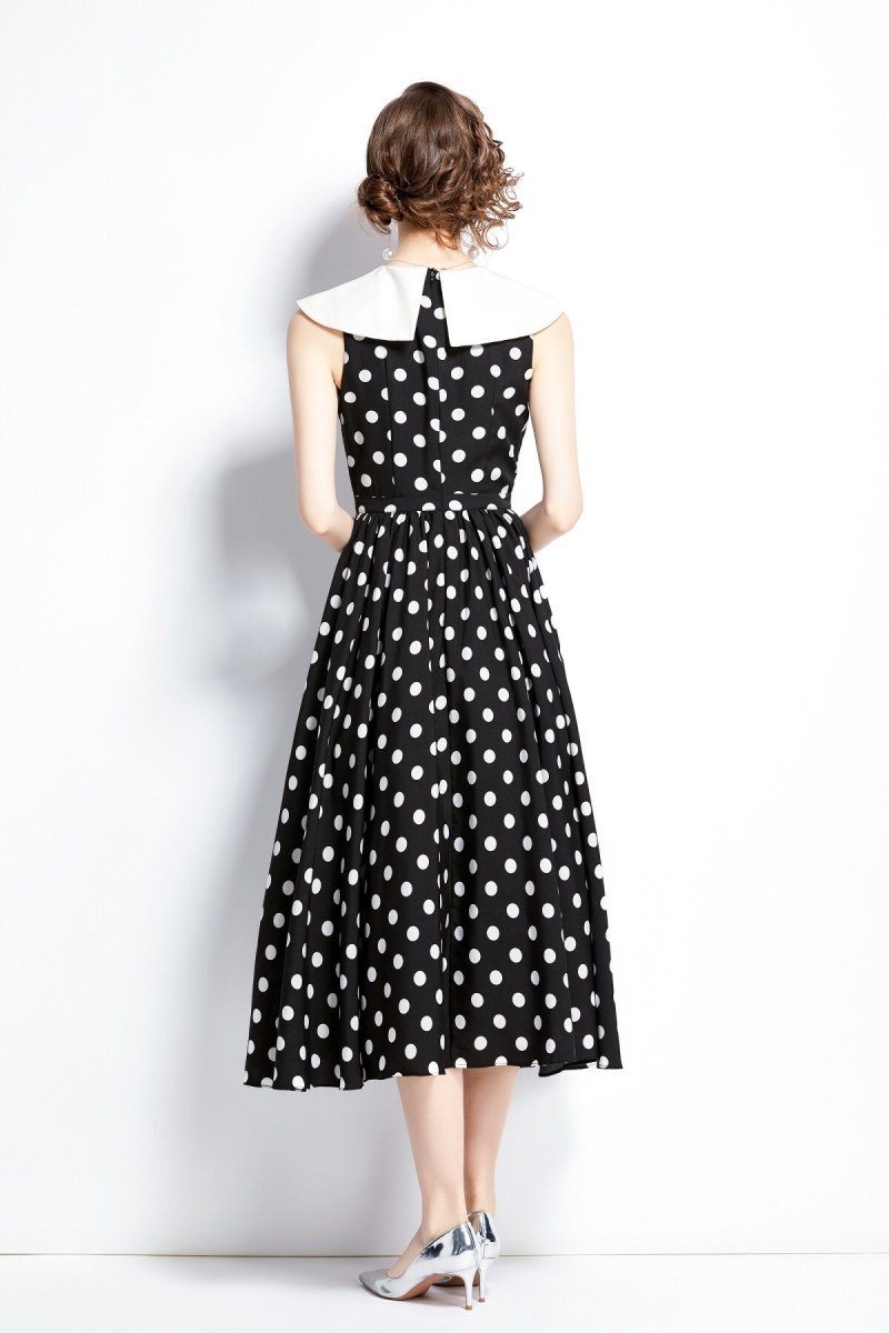 Vintage Midikleid mit Polka Dots - Giovanni Battaglia