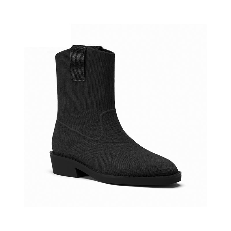Vintage Pointed Toe Block Heel Boots MALOVE MZ