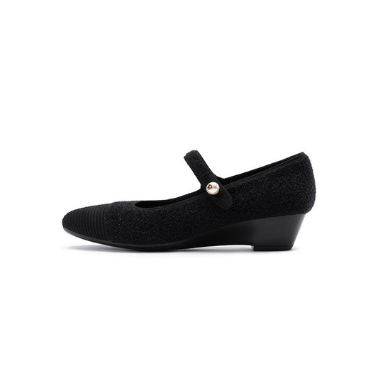 Vintage Tweed Mary Jane Shoes MALOVE MZ