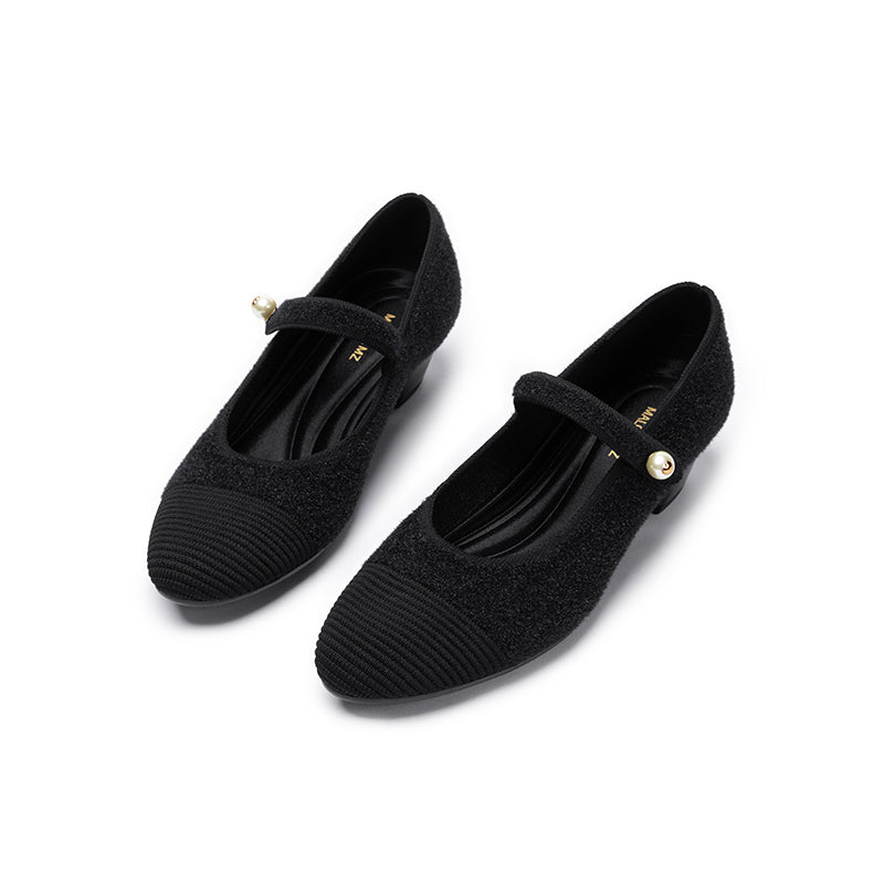 Vintage Tweed Mary Jane Shoes MALOVE MZ