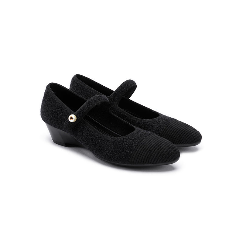 Vintage Tweed Mary Jane Shoes MALOVE MZ