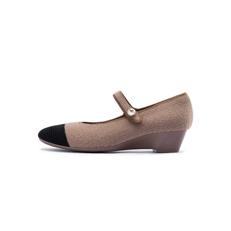 Vintage Tweed Mary Jane Shoes MALOVE MZ