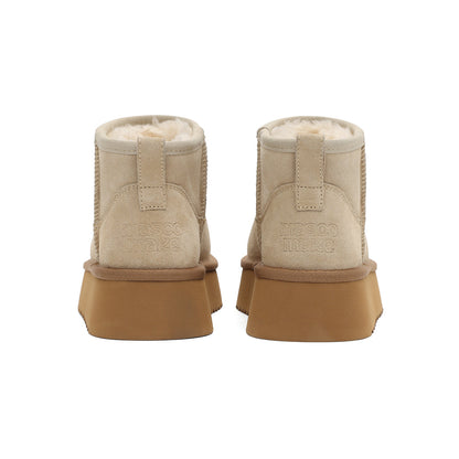 Fleece-Lined Ankle Snow Boots Masoomake