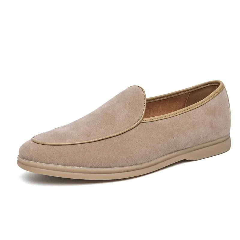 Weichleder - Loafer | Leichter Slip - on mit Wildleder - Optik und Komfortsohle - Giovanni Battaglia