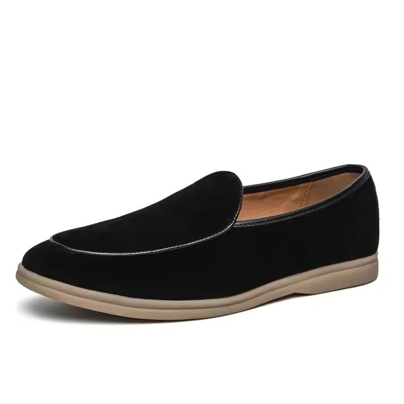 Weichleder - Loafer | Leichter Slip - on mit Wildleder - Optik und Komfortsohle - Giovanni Battaglia