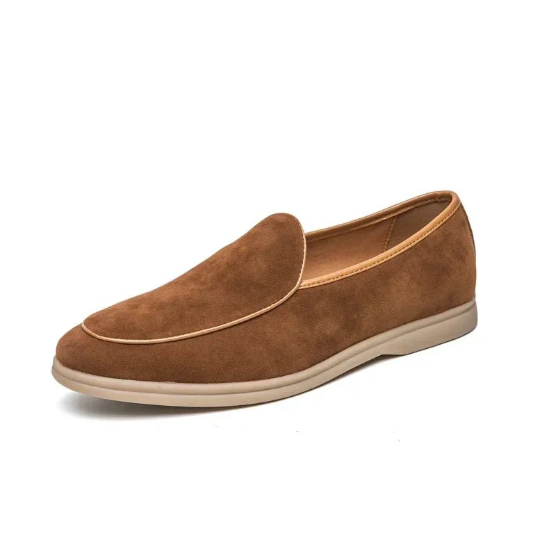 Weichleder - Loafer | Leichter Slip - on mit Wildleder - Optik und Komfortsohle - Giovanni Battaglia