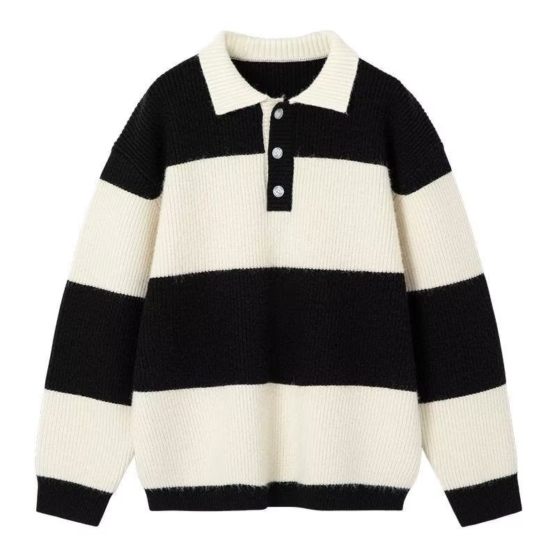 Winter Striped Sweater - Giovanni Battaglia