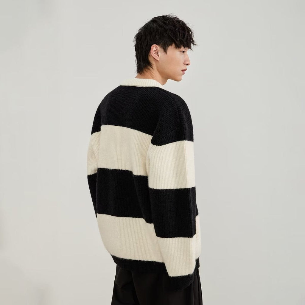 Winter Striped Sweater - Giovanni Battaglia