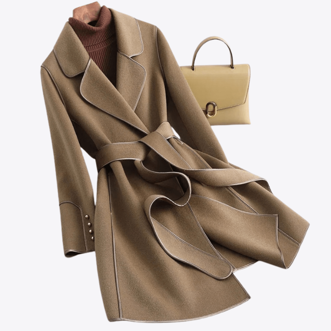 Women's Foreign Style Overcoat - Giovanni Battaglia